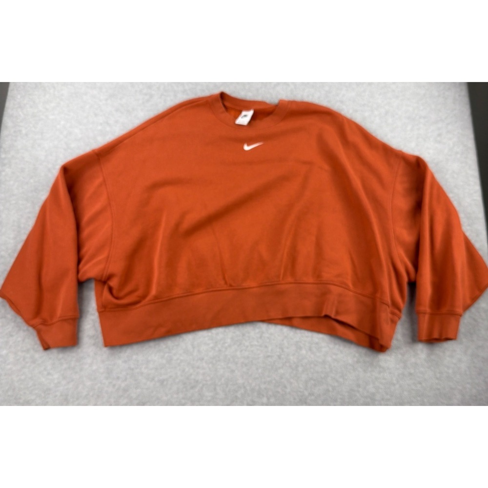 Nike Sweatshirt Sportswear Womens Phoenix Fleece 2XL Oversized Crew Cropped